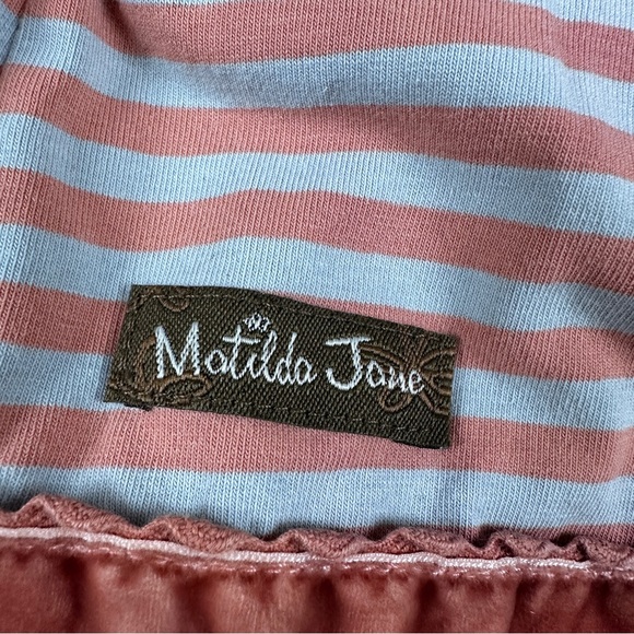 Matilda Jane Pink and Blue Striped Dress - Picture 8 of 8